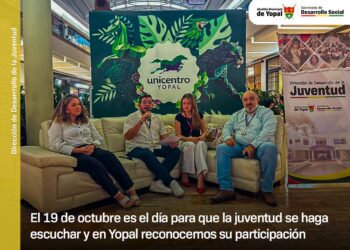 El 19 de octubre es el día para que la juventud se haga escuchar y en Yopal reconocemos su participación