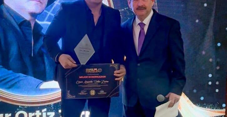 Gobernador de Casanare, César Ortiz Zorro, galardonado como «Mejor Gobernador» en los Premios Polítika