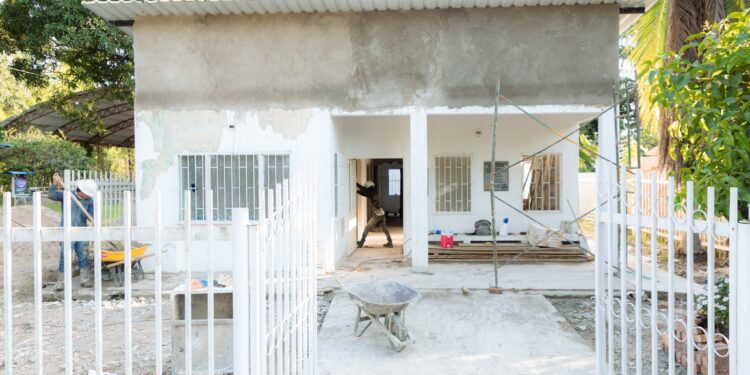 Avanza la construcción del puesto de salud de Quebradaseca: Obra alcanza el 40% de ejecución