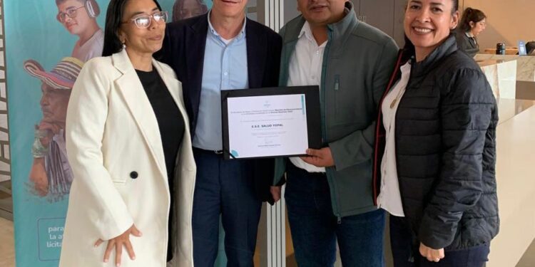 E.S.E. Salud Yopal recibe prestigioso reconocimiento nacional por su innovadora estrategia de salud mental