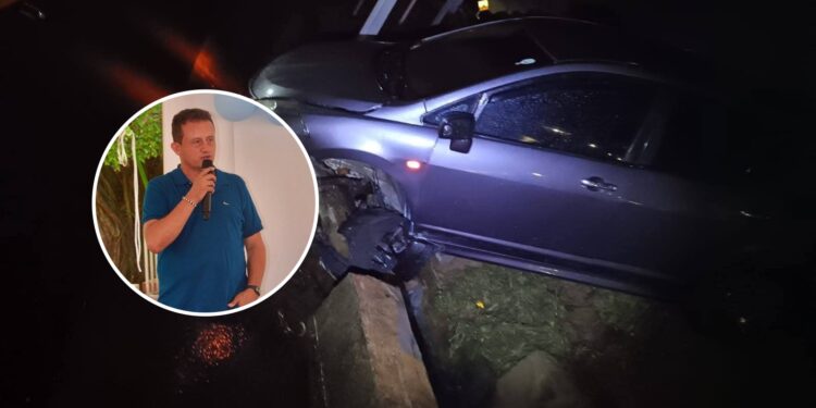 Rector de la Institución Educativa San Agustín resulta herido en accidente de tránsito