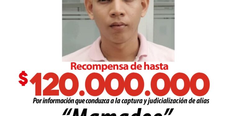 Casanare busca a «Mamadeo», hay $120 millones por su captura