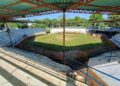 Arreglos y limpieza del escenario para la feria agropecuaria en Arauca