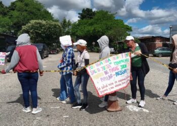 Se mantienen bloqueos de vías en el corredor vial entre Tame – Fortul – Saravena