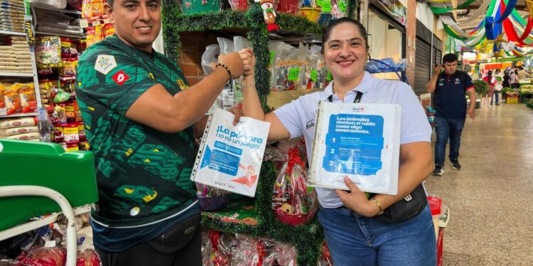Alcaldía de Yopal adelanta campaña de sensibilización sobre el uso de pólvora en la Central de Abastos