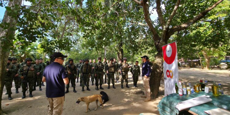 El Grupo Operativo Anticontrabando fortalece la lucha contra el ilícito con capacitación a soldados en Arauca