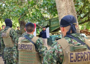 El Grupo Operativo Anticontrabando fortalece la lucha contra el ilícito con capacitación a soldados en Arauca