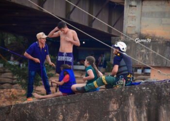 Atrapados por creciente del Río Tame en el Piedemonte Llanero