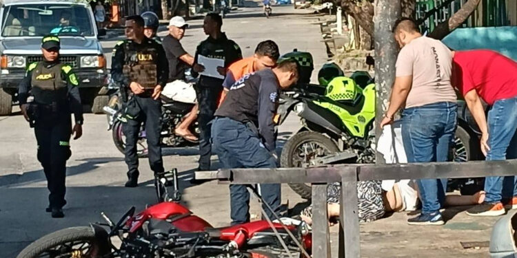 Grave accidente de tránsito en Arauca capital deja a una mujer herida