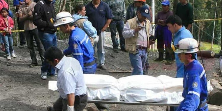 Cuatro personas fallecieron en accidente minero en Socha, Boyacá