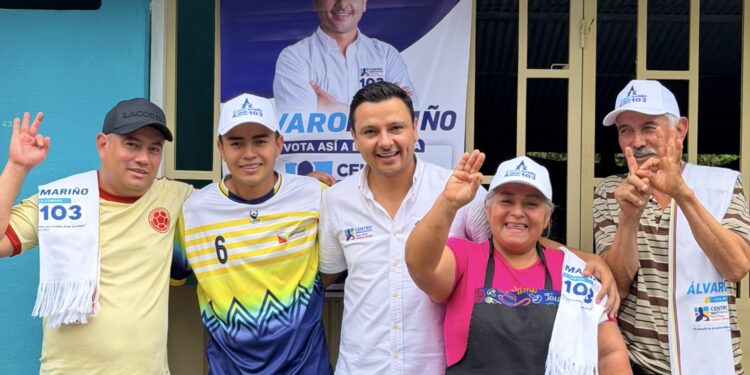 Candidato Álvaro Mariño del Centro Democrático #103 visitó Monterrey