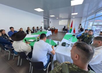 Gobernación de Casanare lidera consejo de seguridad en Sácama
