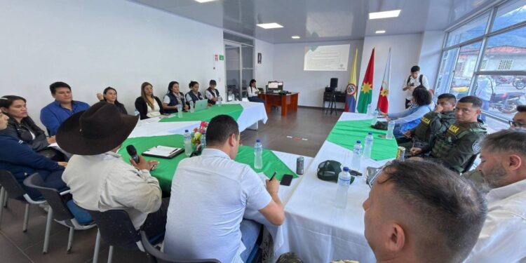 Gobernación de Casanare lidera consejo de seguridad en Sácama