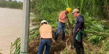 Se evita colapso de postería que dejaría sin energía a varios sectores rurales de Arauquita