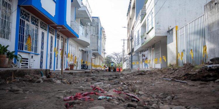 Yopal acelera obras de pavimentación en varios sectores de la ciudad