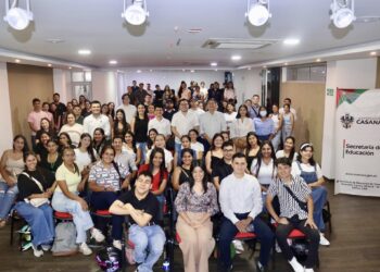 110 jóvenes inician su camino laboral en la Gobernación de Casanare