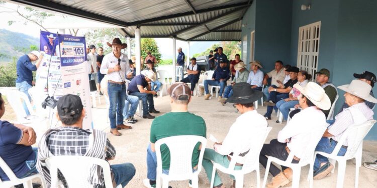 Álvaro Mariño Monterrey consolida apoyos en Centros Poblados del Porvenir, Guafal y Villa Carola de cara al 8 de marzo