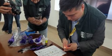 Prueba técnica validó bolígrafos que se usarán en las elecciones del 8 de marzo