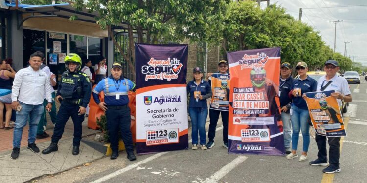 En Aguazul la seguridad vial empieza en casa y se refuerza en la vía