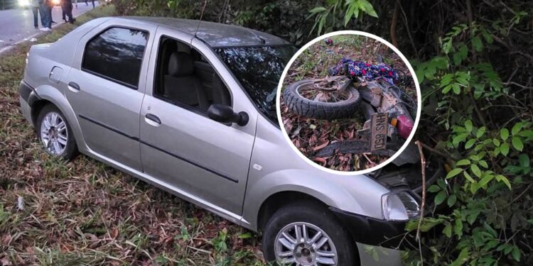Dos heridos graves en accidente de tránsito en la Marginal del Llano, sector Araguaney