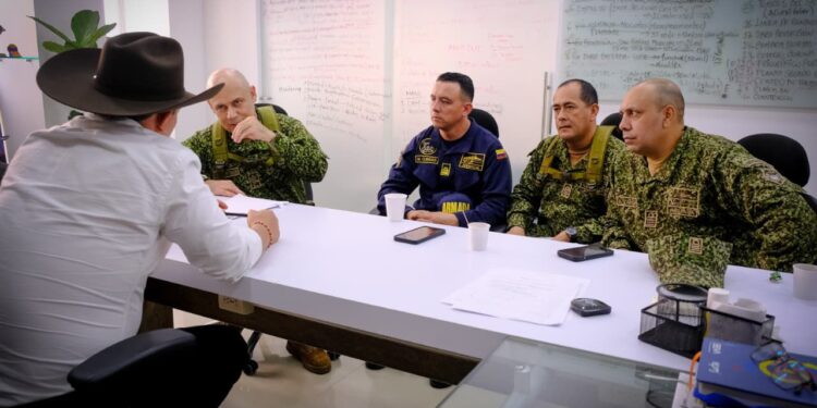 Zorro fortalece articulación con Armada Nacional para seguridad de Casanare