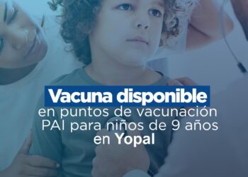 En Yopal, vacunación gratuita contra el dengue para niños y niñas de 9 años desde este 14 de febrero