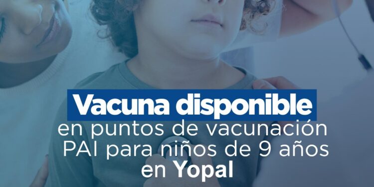 En Yopal, vacunación gratuita contra el dengue para niños y niñas de 9 años desde este 14 de febrero