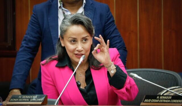 La senadora Sonia Bernal se despide del Senado: Un balance de logros y desafíos
