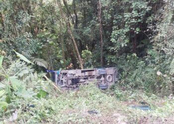 Accidente de buseta de la empresa de transporte en el Sarare