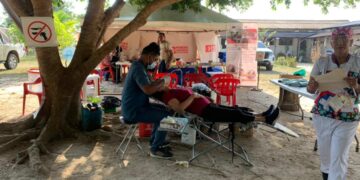 Más de 220 personas fueron atendidas en brigada de salud en zona rural de Cravo Norte en el departamento de Arauca
