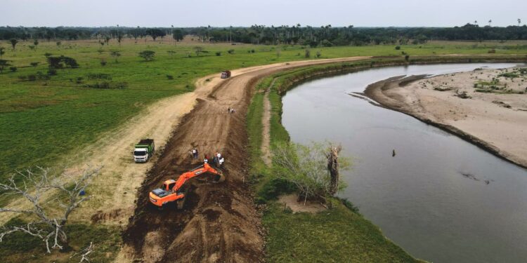 Más de 400 familias estarán protegidas de los desbordamientos del Río Pauto