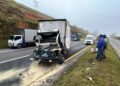 Aparatoso accidente en la vía Tunja–Bogotá