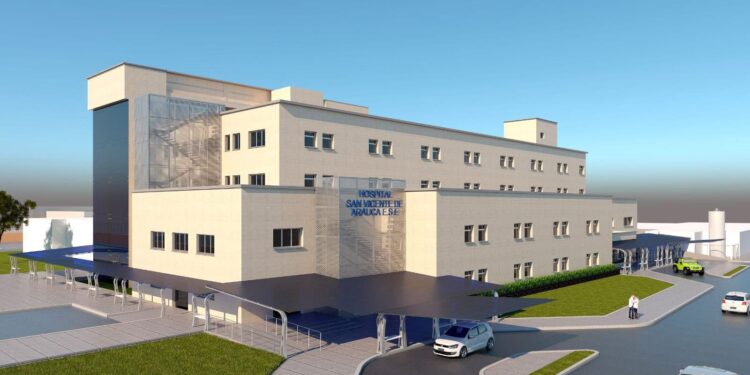 Avanza la construcción y mejoras del Hospital San Vicente de Arauca
