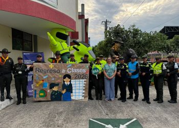 Policía acompaña regreso a clases y refuerza prevención en Casanare