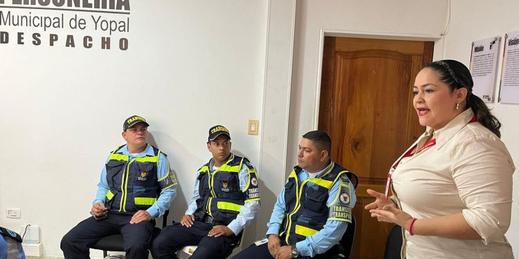 Agentes de tránsito de Yopal, asistieron a capacitación con Personería