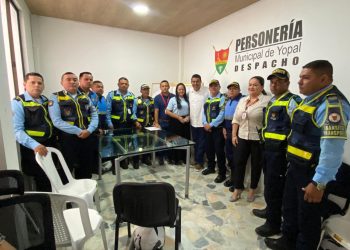 Agentes de tránsito de Yopal, asistieron a capacitación con Personería