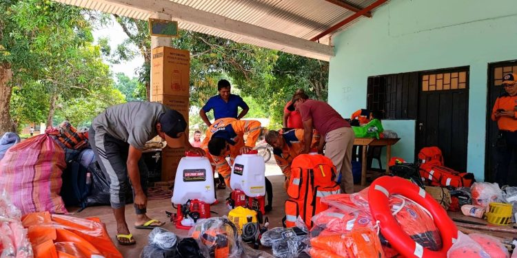 Indígenas socorristas ya tienen con qué enfrentar las emergencias en Caño Mochuelo