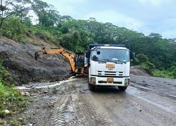 Se registró deslizamiento de material en el sector El Volcán, afectando parcialmente la movilidad hacia Támara