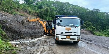 Se registró deslizamiento de material en el sector El Volcán, afectando parcialmente la movilidad hacia Támara