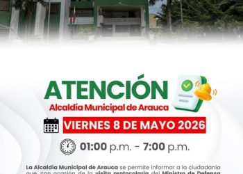 Cambio de horario de atención al público en Alcaldía de Arauca