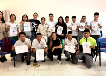 En la Institución Educativa El Triunfo se desarrolló una jornada de sensibilización ambiental