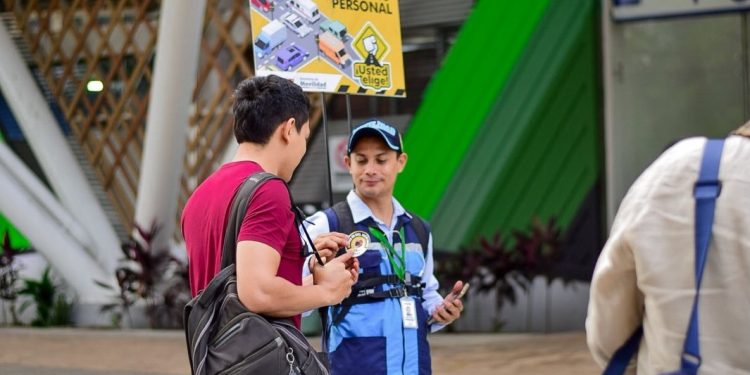 La cultura vial también se promueve desde el ingreso a la ciudad