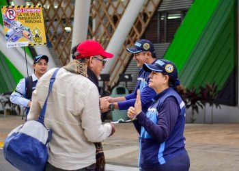 La cultura vial también se promueve desde el ingreso a la ciudad