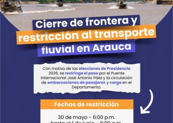 Gobernación de Arauca adopta medidas para garantizar el orden público durante las elecciones presidenciales del 2026