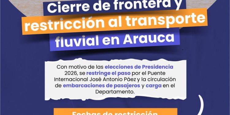 Gobernación de Arauca adopta medidas para garantizar el orden público durante las elecciones presidenciales del 2026