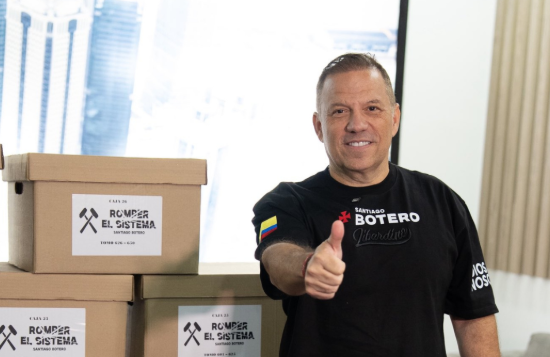 Santiago Botero apuesta por “romper el sistema” y asegura que ganará la Presidencia