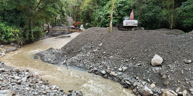 Siguen acciones de mitigación ante la temporada de lluvias en El Dorado