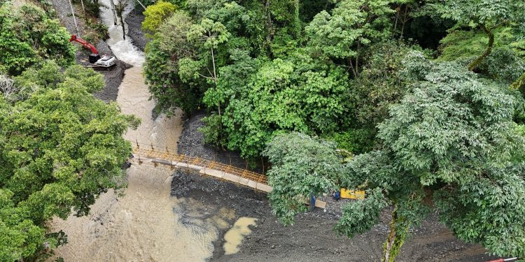 Siguen acciones de mitigación ante la temporada de lluvias en El Dorado