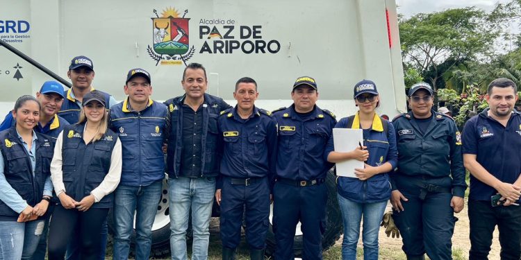 Alcaldía de Paz de Ariporo, entrego ayudas humanitarias a familias damnificadas por ola invernal