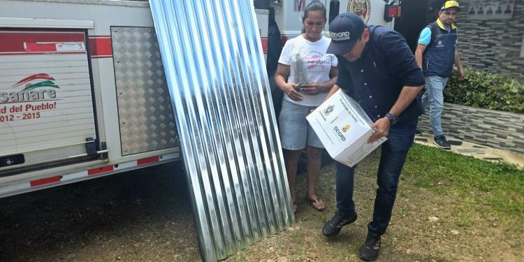 Gobernador activó las jornadas humanitarias en respuesta a familias afectadas por las lluvias